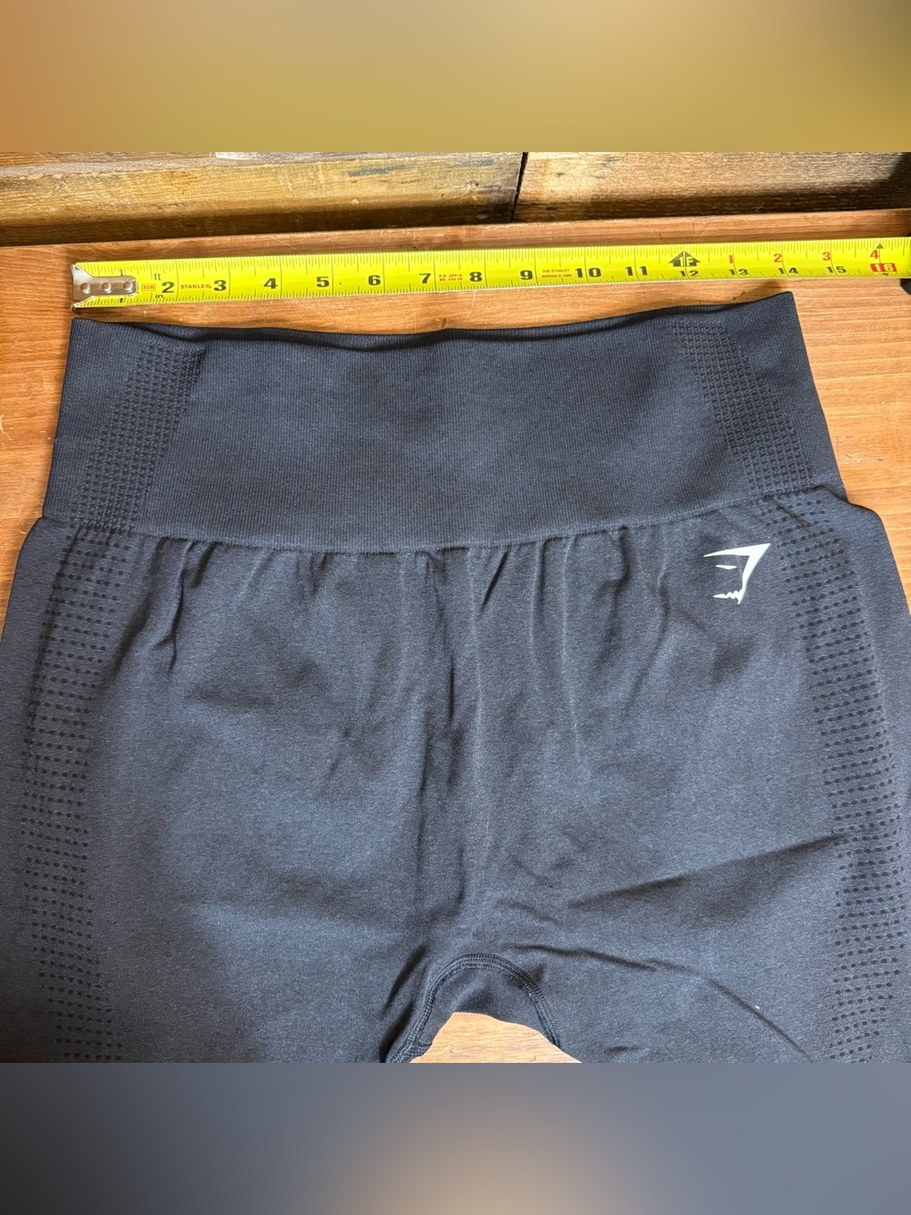 Gymshark Vital Seamless 2.0 leggings featuring contouring mesh dots Black XXL